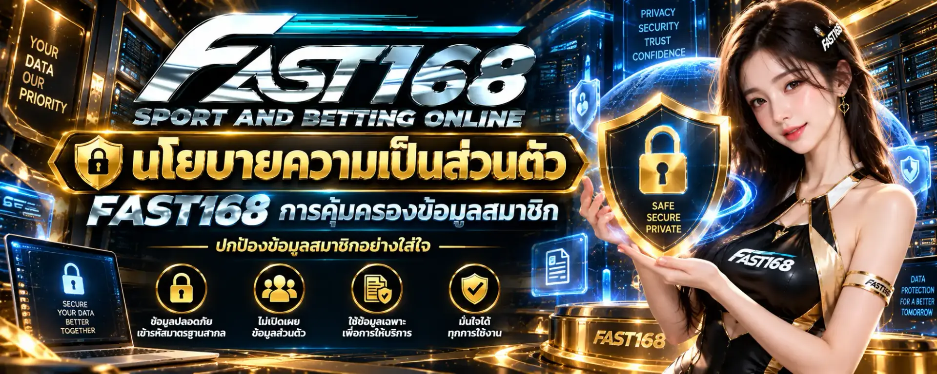 นโยบายความเป็นส่วนตัว fast168 การคุ้มครองข้อมูลสมาชิก